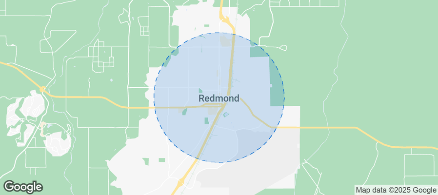 Map of Airbnb listings in Redmond