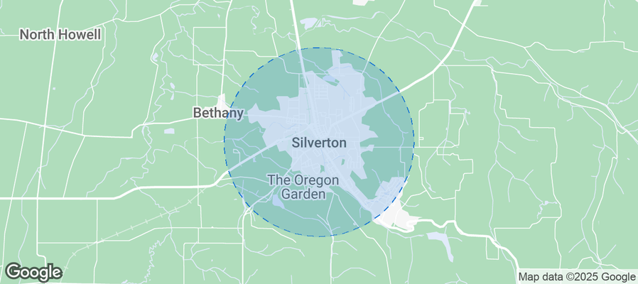 Map of Airbnb listings in Silverton
