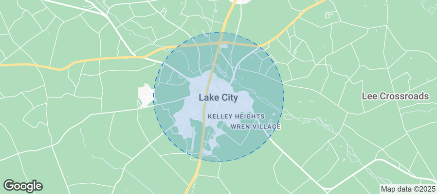 Map of Airbnb listings in Lake City