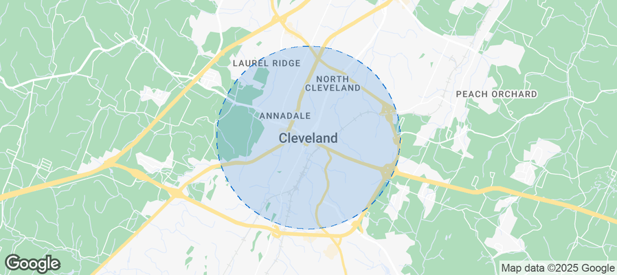 Map of Airbnb listings in Cleveland