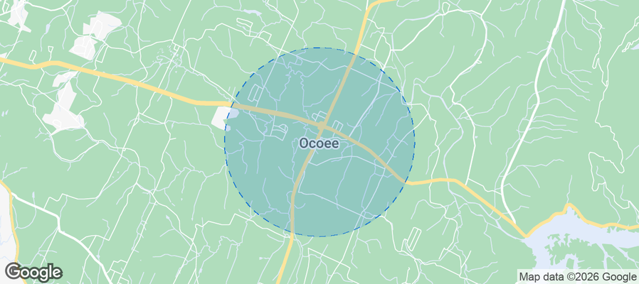 Map of Airbnb listings in Ocoee