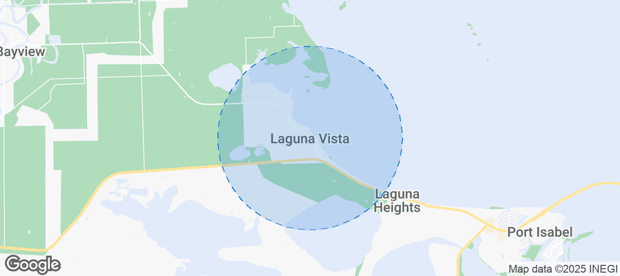 Map of Airbnb listings in Laguna Vista