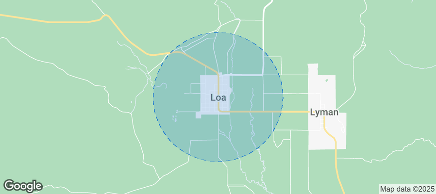 Map of Airbnb listings in Loa