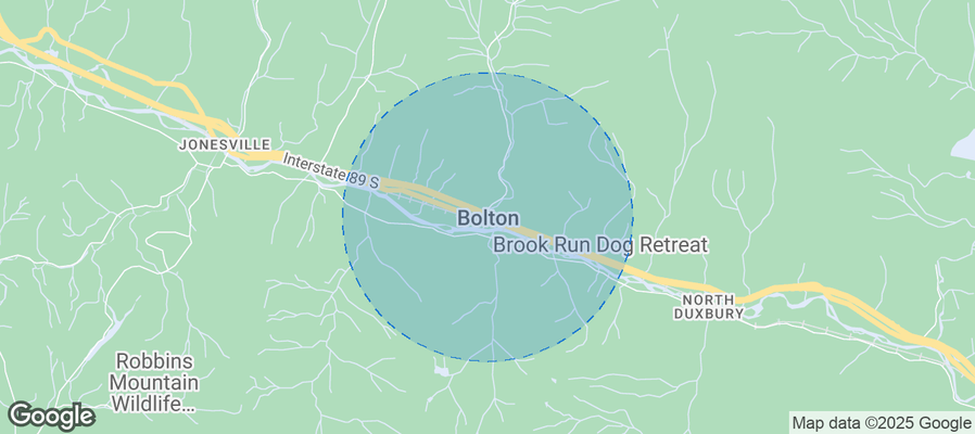 Map of Airbnb listings in Bolton