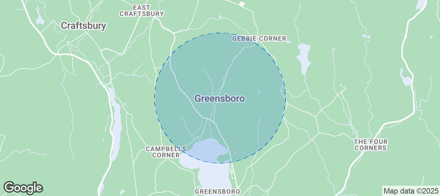 Map of Airbnb listings in Greensboro