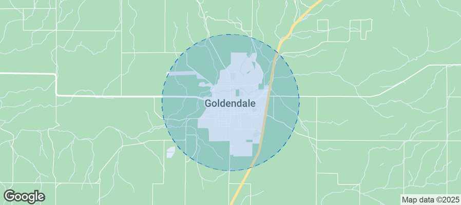 Map of Airbnb listings in Goldendale