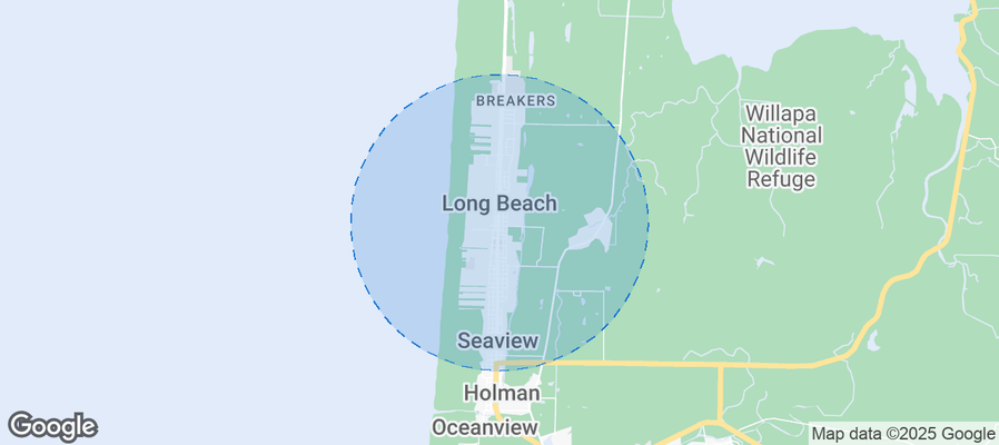 Map of Airbnb listings in Long Beach