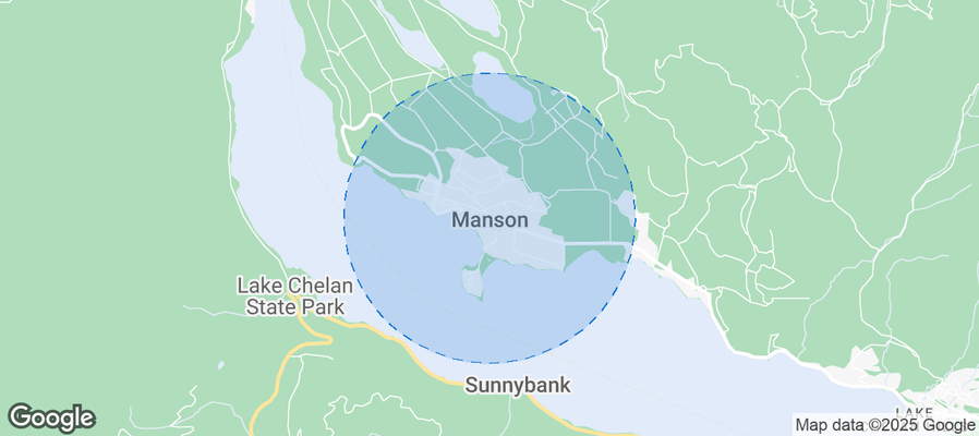 Map of Airbnb listings in Manson