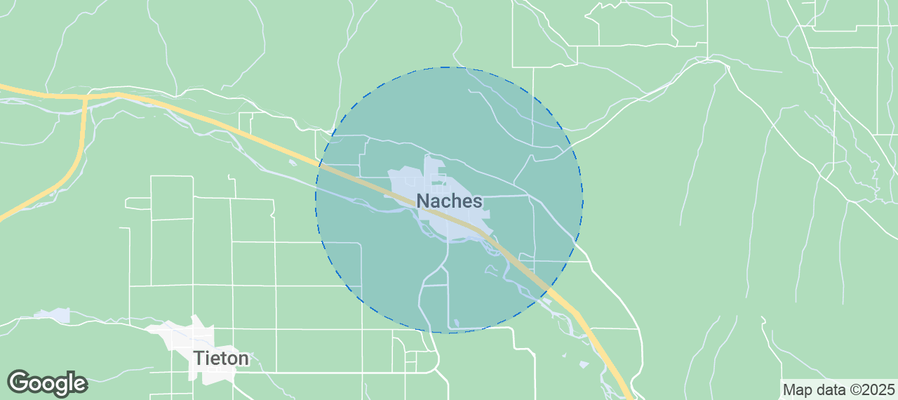 Map of Airbnb listings in Naches