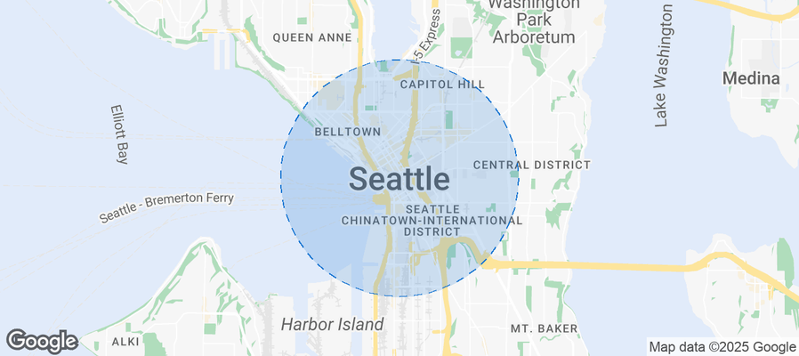 Map of Airbnb listings in Seattle
