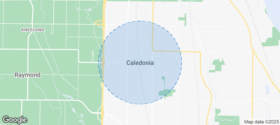 Map of Airbnb listings in Caledonia