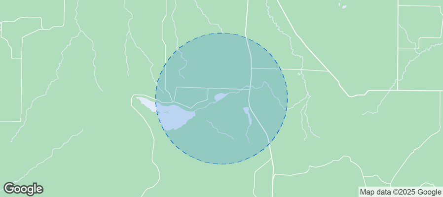 Map of Airbnb listings in Town of Bell