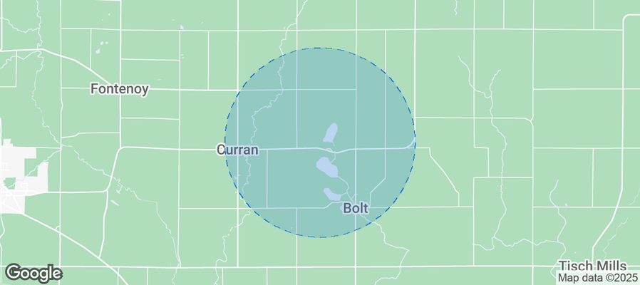 Map of Airbnb listings in Town of Franklin