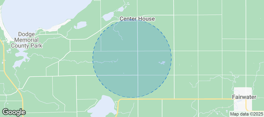 Map of Airbnb listings in Town of Green Lake