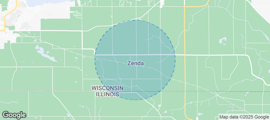 Map of Airbnb listings in Town of Linn
