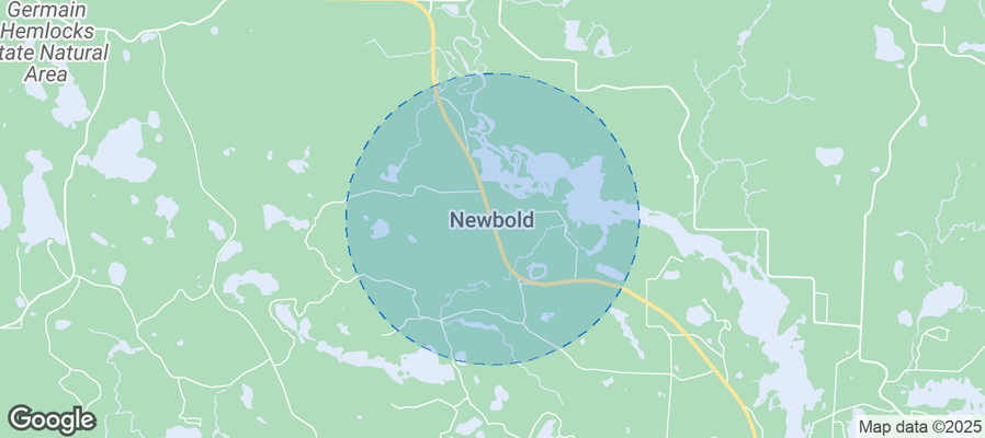 Map of Airbnb listings in Town of Newbold