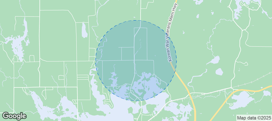 Map of Airbnb listings in Town of Nokomis