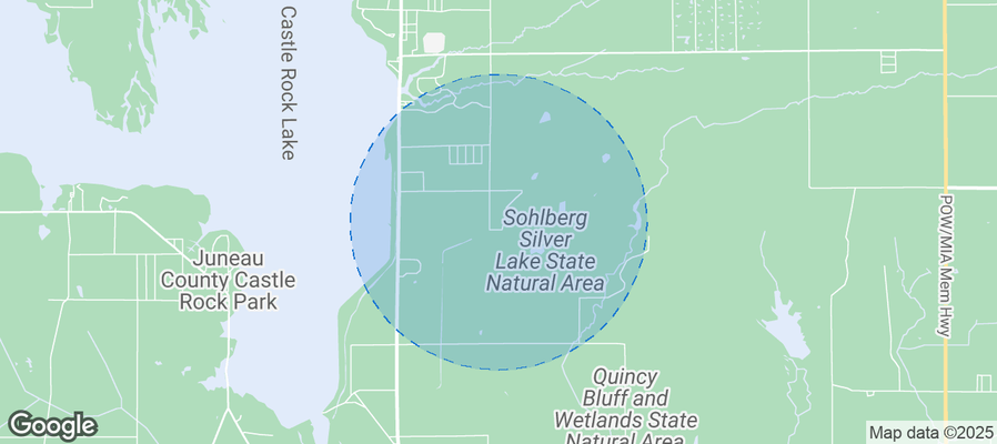 Map of Airbnb listings in Town of Quincy