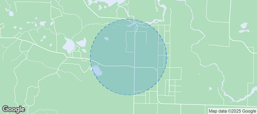 Map of Airbnb listings in Town of Stephenson