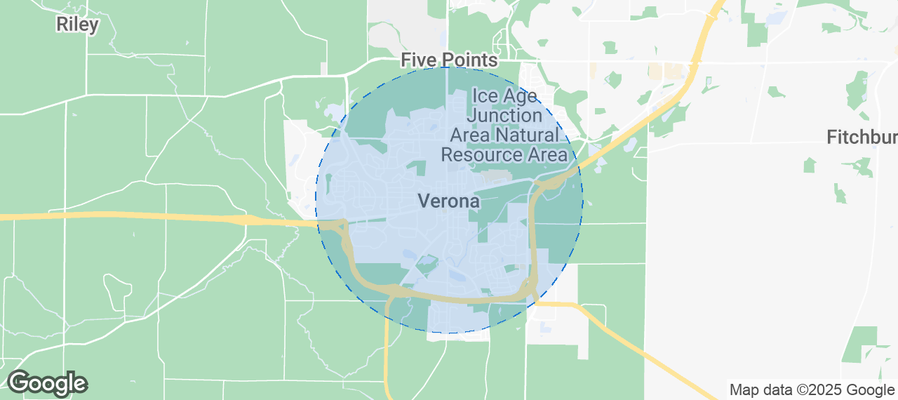 Map of Airbnb listings in Verona