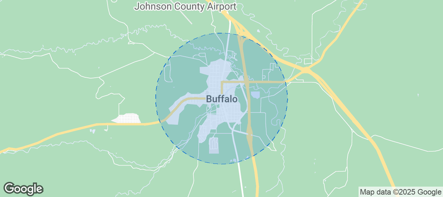 Map of Airbnb listings in Buffalo