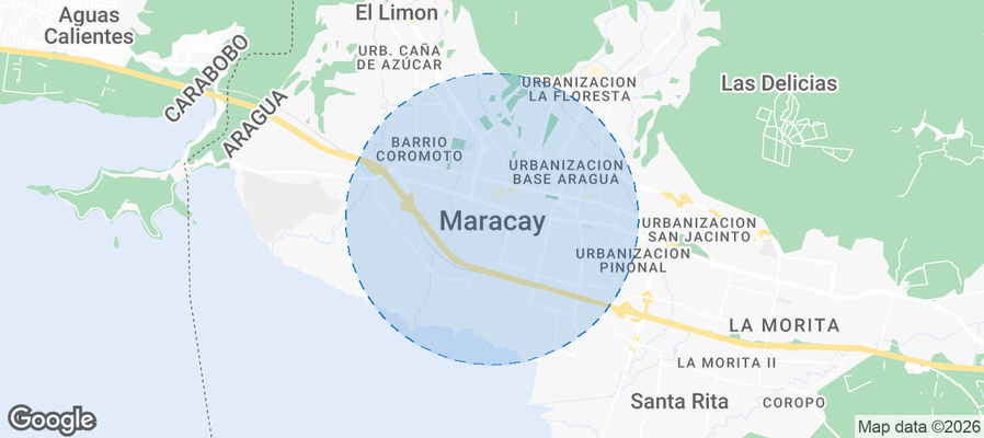 Maracay Airbnb map