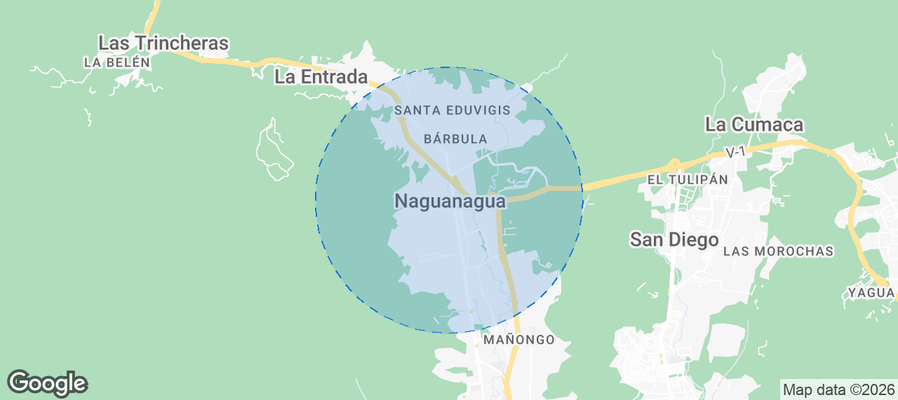Naguanagua Airbnb map