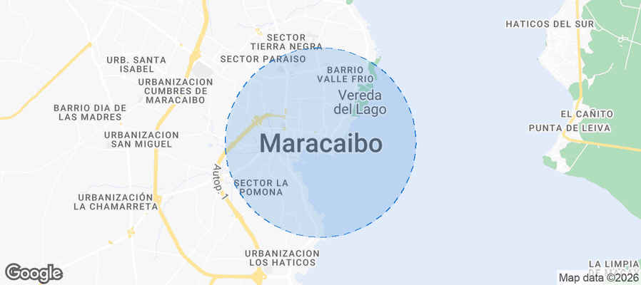 Maracaibo Airbnb map