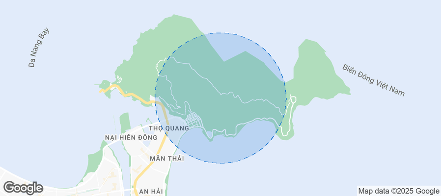 Map of Airbnb listings in Sơn Trà